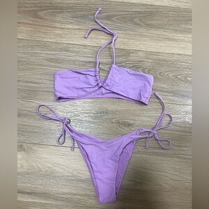 Lilac purple bikini women’s swimwear